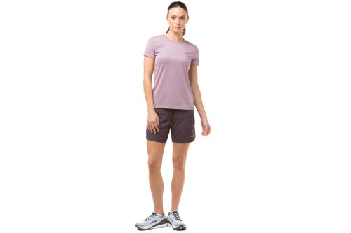 Ronhill Women's Tech SS Tee, Stardust and Woodland shown on model front view