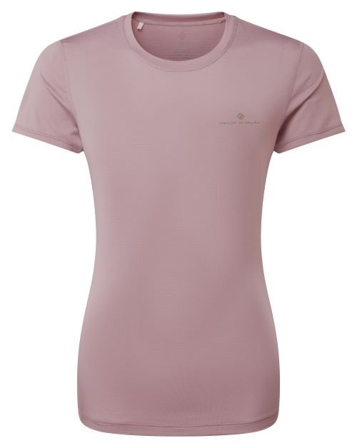 Ronhill Women's Tech SS Tee, Stardust and Woodland shown front