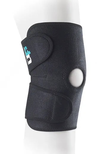 Ultimate Performance wrap around knee support fully fastened_front view
