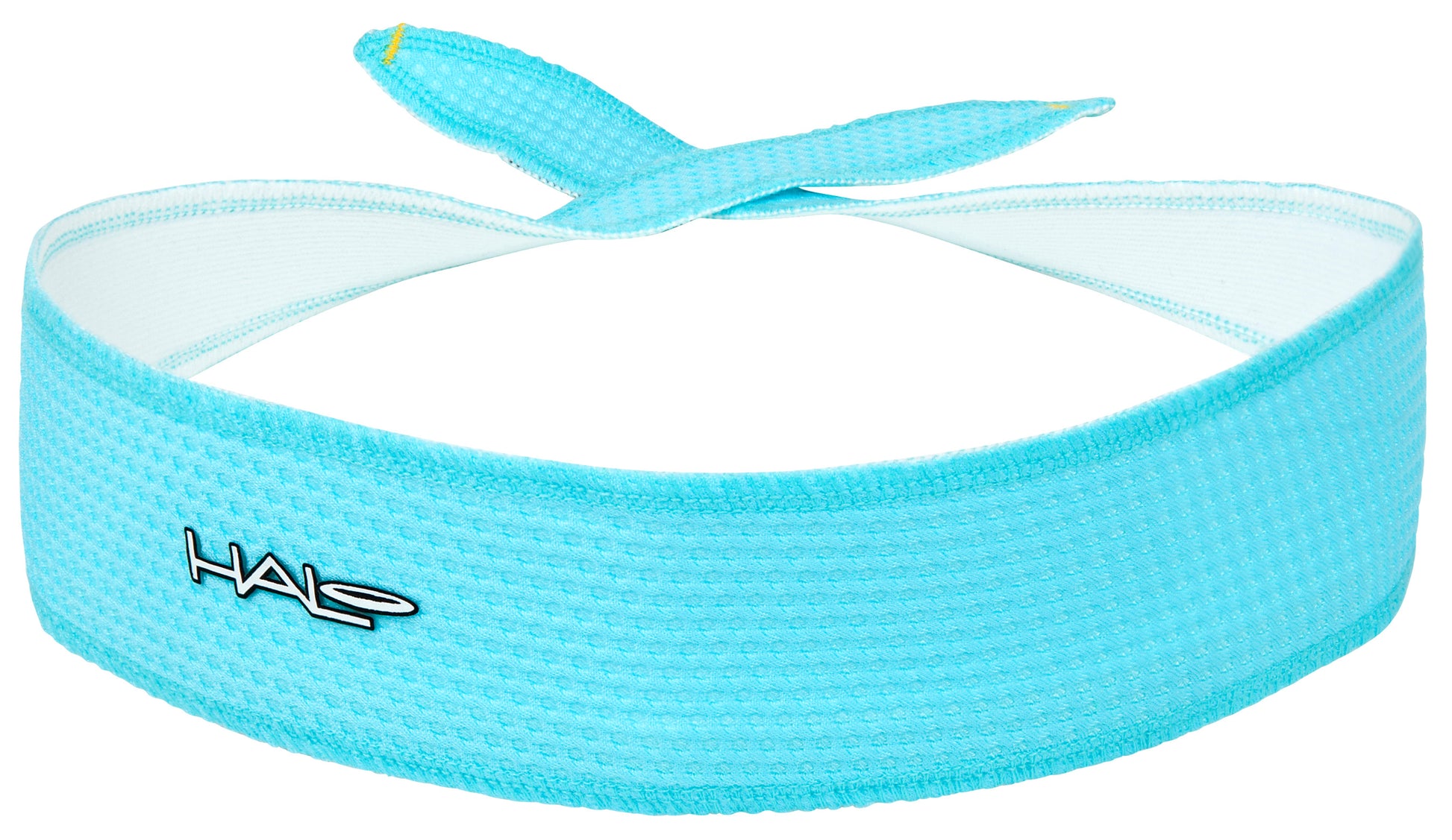 Halo headband, tie version 1 inch in aqua air