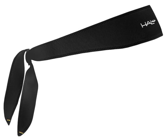 Halo headband, tie version 1 inch in black