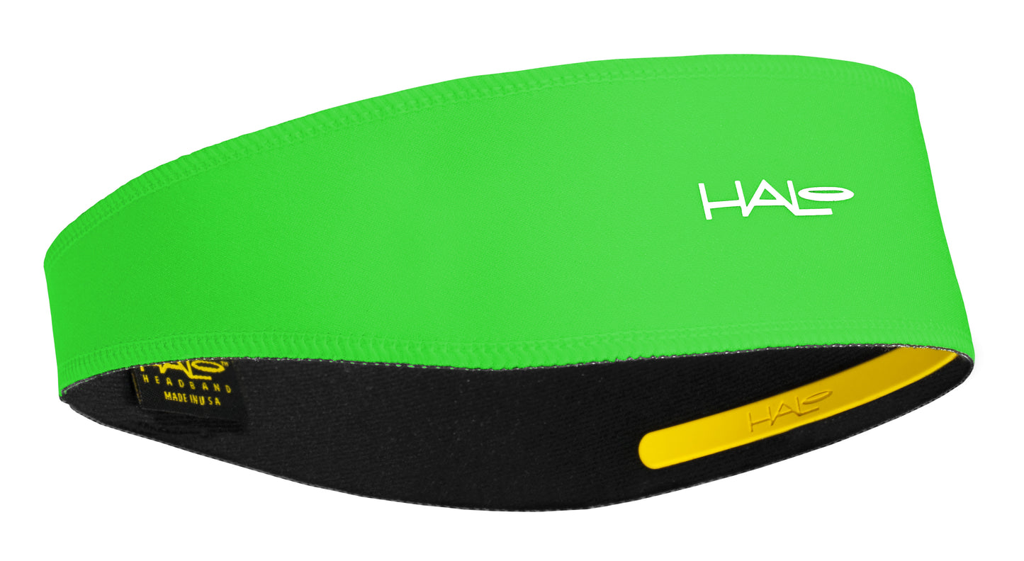 Halo II pull over Head band in bright green