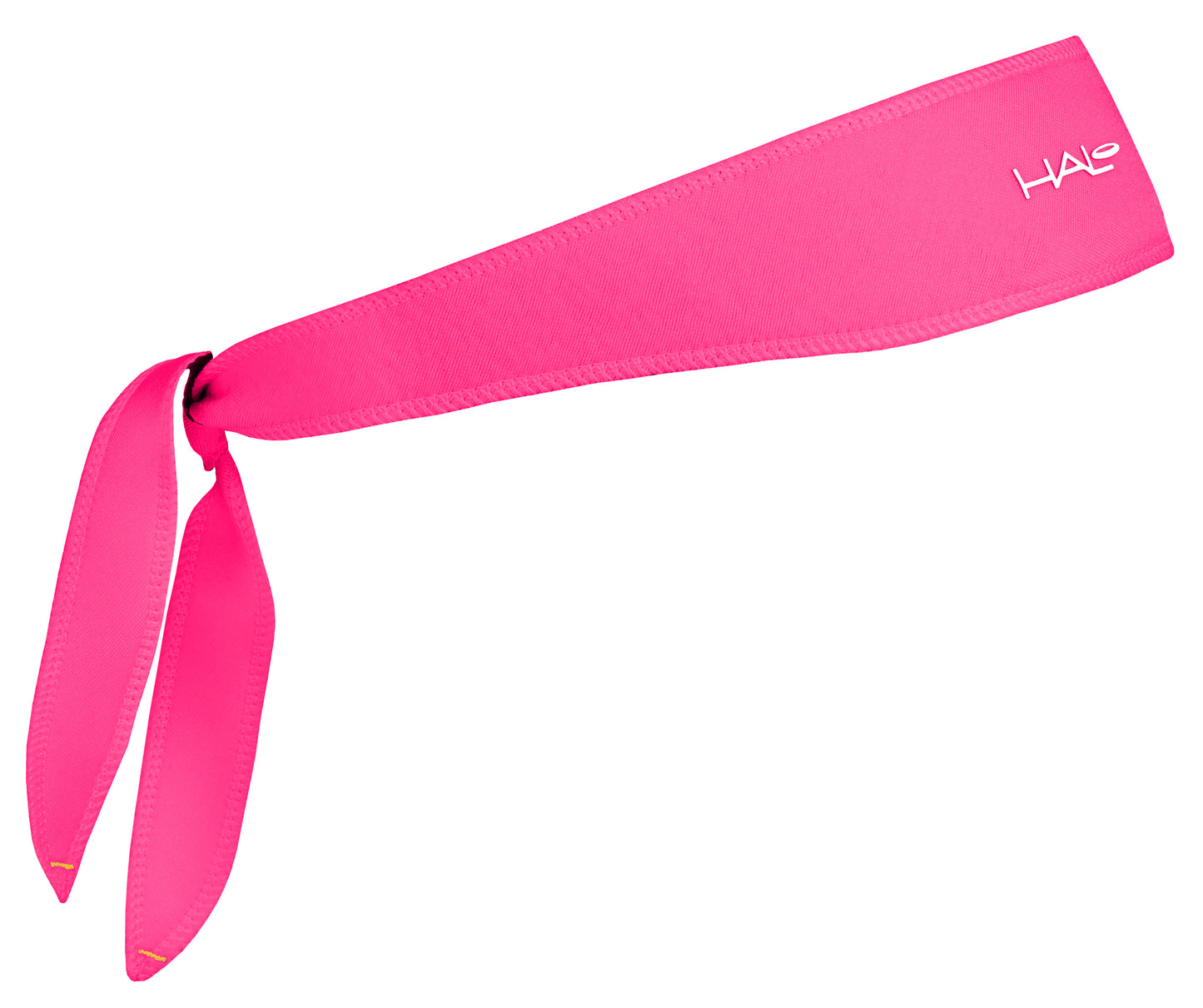 Halo headband, tie version 1 inch in bright pink