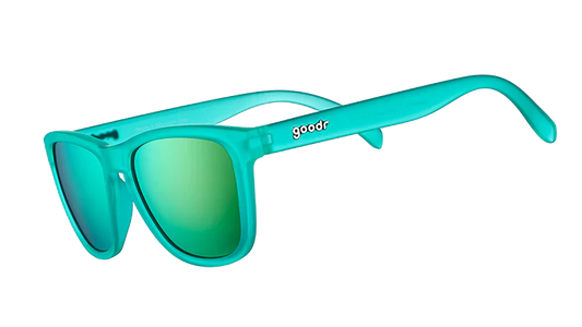 Goodr Nesy Midnight Orgy Sunglasses. Blue frames