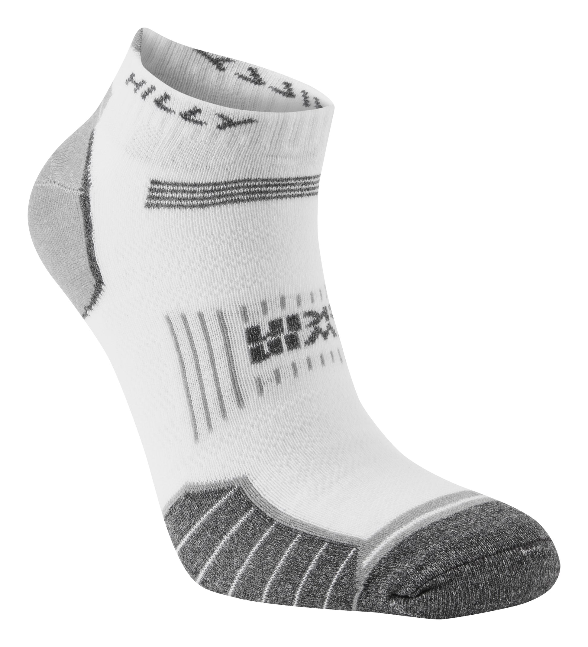 The ultimate anti-blister double layer sock. Minimises friction on your foot to keep your feet comfortable. The colour s White