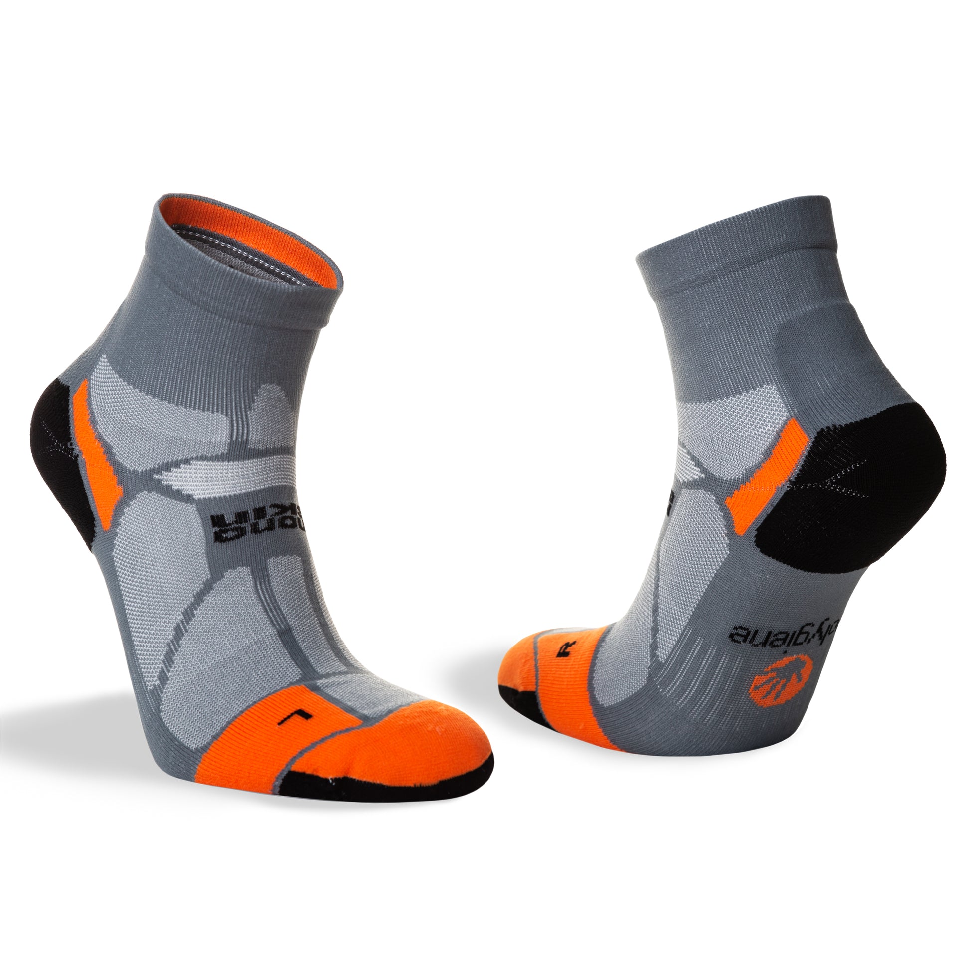 Stay fresh and odour free thanks to Polygiene® technology. Comfy and durable for a long run.

The unique ingredient in these socks is the Polygiene® technology. Made with low concentrations of silver salt, which has anti-microbial properties and is naturally present in water and soil, to safely eliminate the ability for bacteria and fungi to grow. 