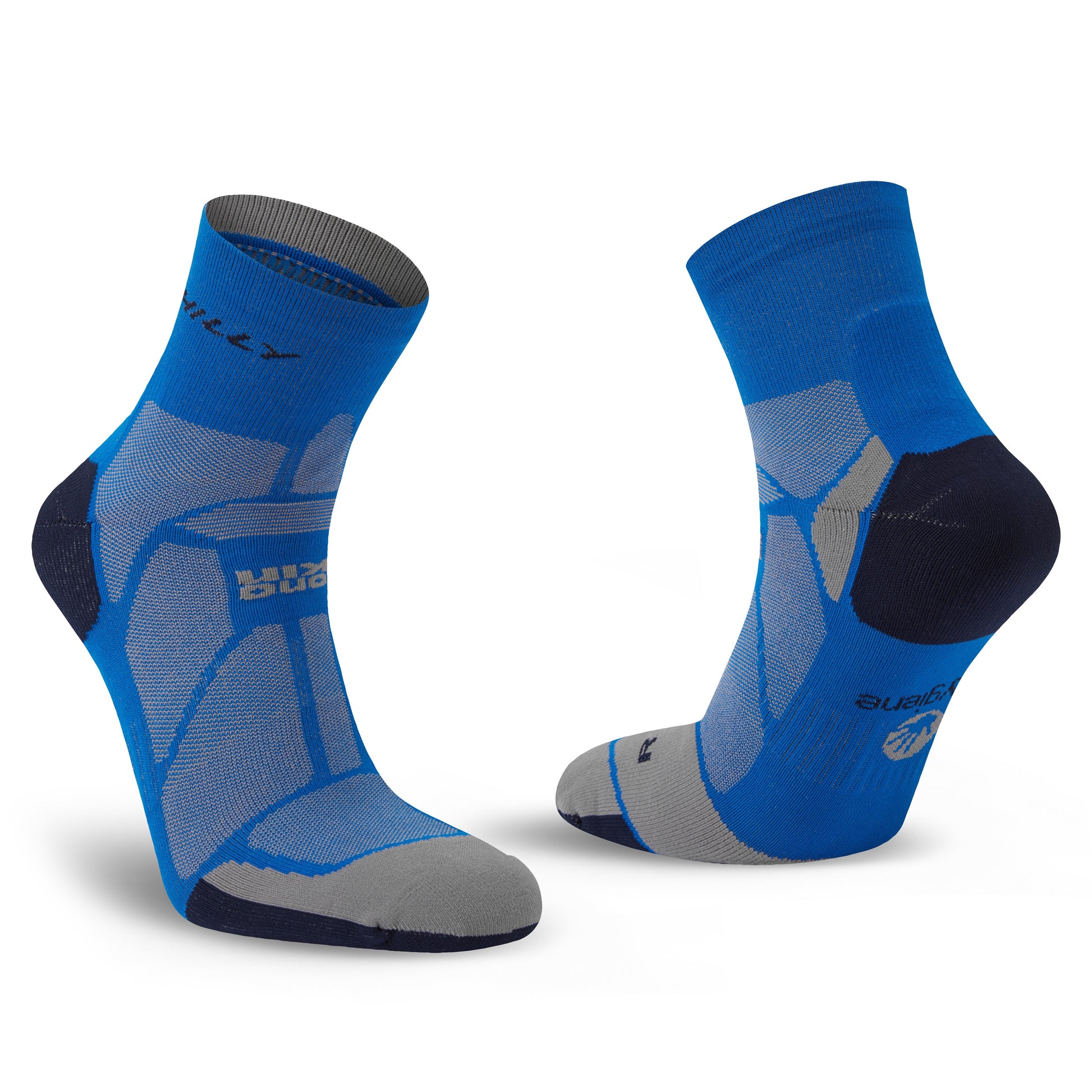 Hilly Marathon Fresh Anklet Running Socks Cobalt/Iron Unisex