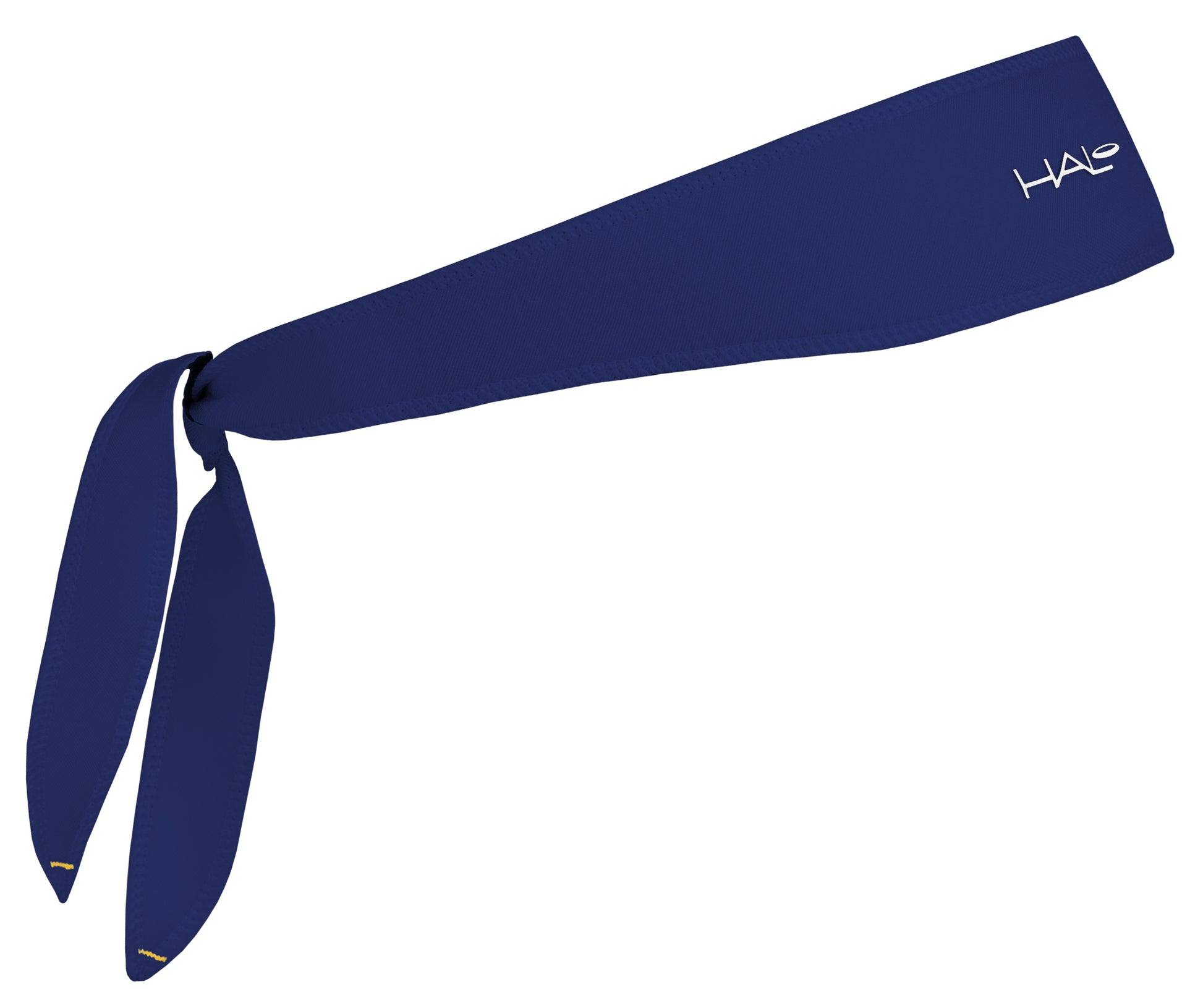 Halo headband, tie version 1 inch in navy blue