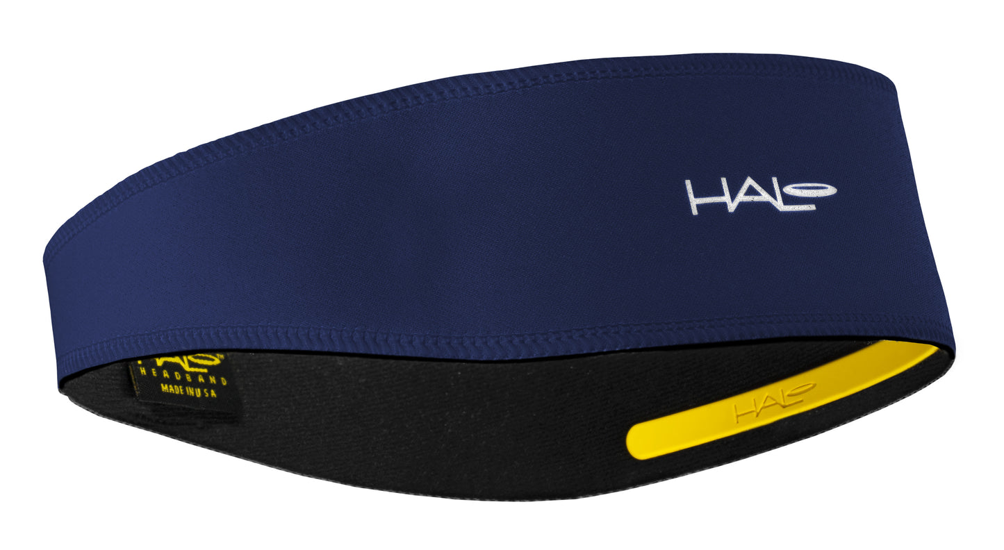 Halo II pull over Head band in navy blue