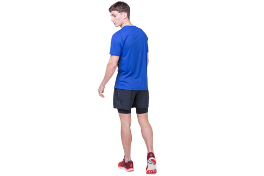 Ronhill Men's Core Twin Shorts, colour black