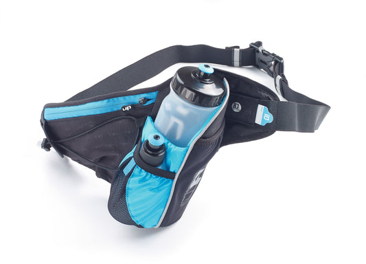 STOCKGYHLL FORCE VERSION 3 (WITH PHONE POCKET)
The Ultimate Performance Stockghyll Force v3 Bottle Carrier provides easy access to essential fluids and nutrition gels combined with handy extras making this pack a must have piece of kit for those taking on a longer distance.Colour Black and Blue