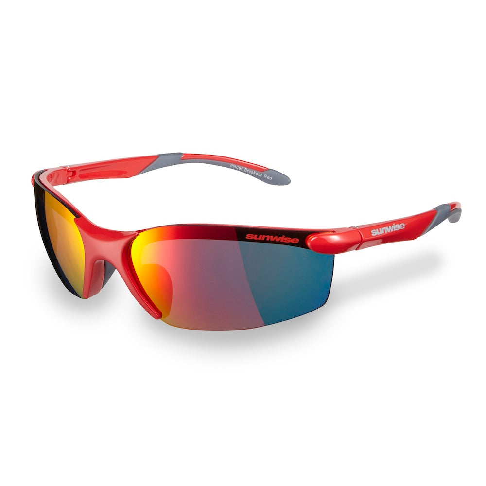 Sunwise breakout red with red platinum lenses sunglasses