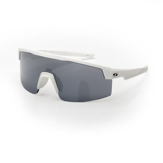 Stay sporty and focused on the game with the Sunwise Stride White Sunglasses with Anti-Fog technology. Designed for athletes and active individuals, these lightweight sports sunglasses feature smoke lenses and anti-fog coating to deliver crystal-clear vision during intense games, matches, or practice. With a comfortable, secure fit and a modern full-shield design, they’re the perfect choice for those seeking high-performance anti-fog sports eyewear that combines function and style. colour is white.