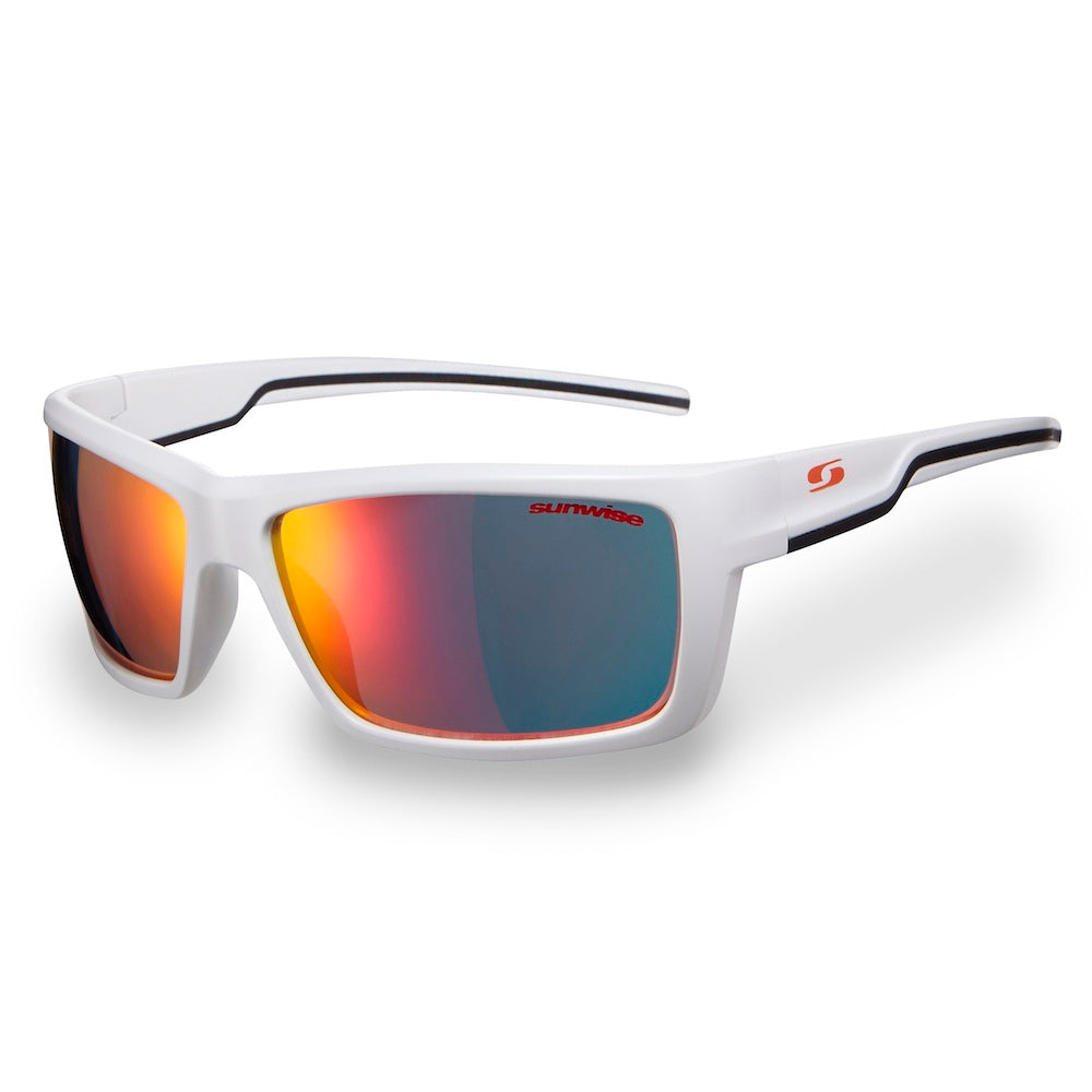 Sunwise Pioneer White sports sunglasses