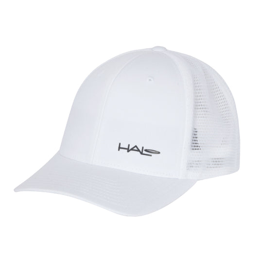 The Halo Flexfit® mesh cap combines Flexfit technology with adjustable features to ensure a fit that is tailored to you. Colour White