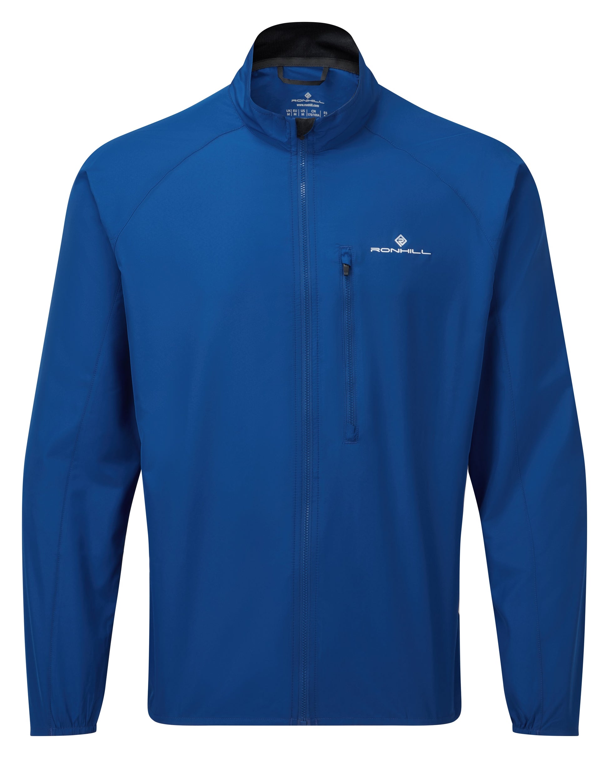 Mens Core Jacket by Ronhill in a Dark Cobalt Colour - Front View