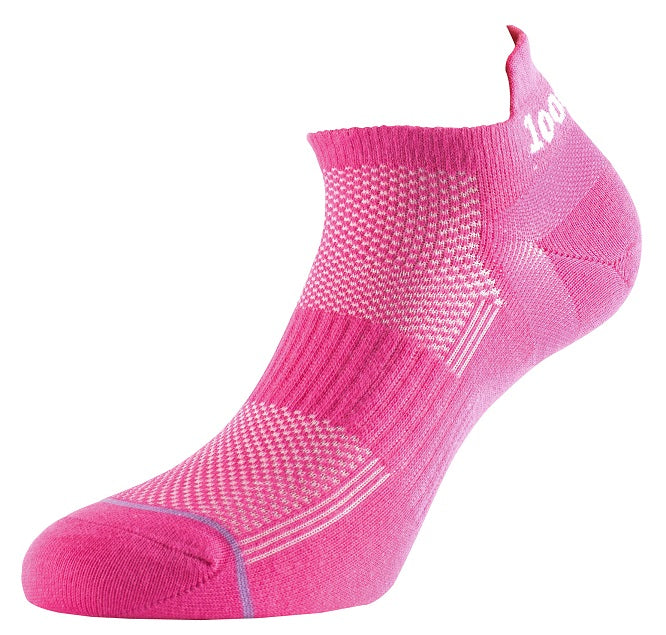 1000 Mile ultimate tactel trainer liner sock in pink.