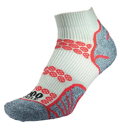 1000 Mile lite anklet in silver and red