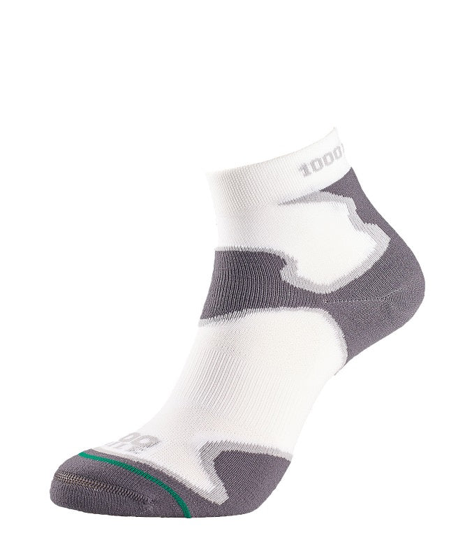 Women's fusion double layer anklet sock in white
