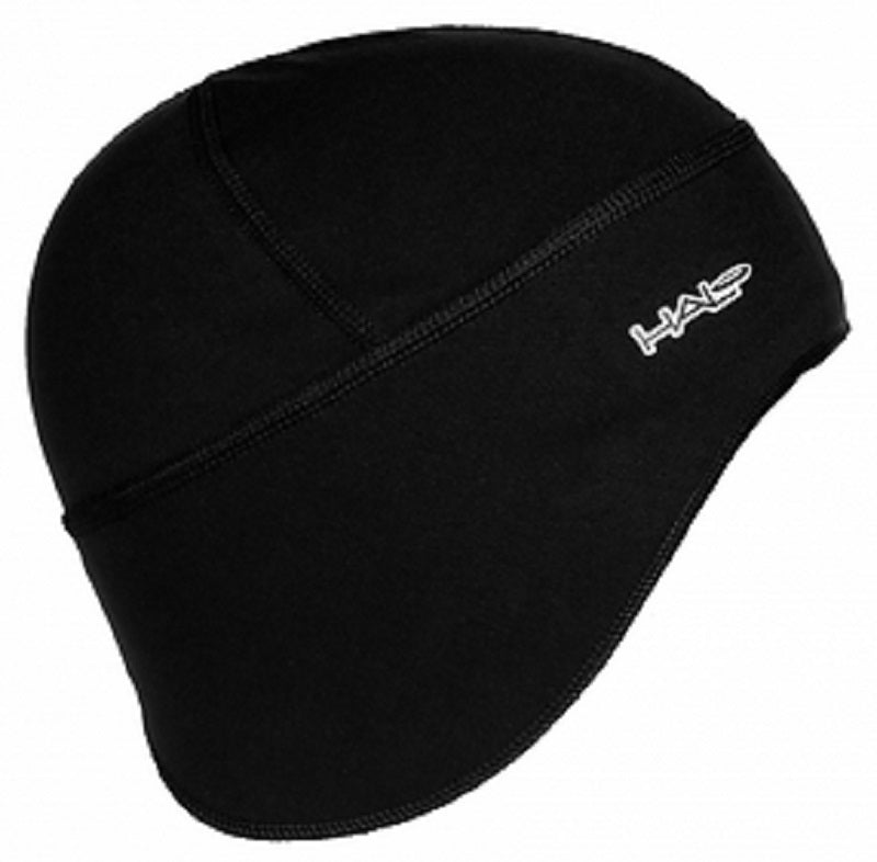 Halo skull cap with ear protection in black