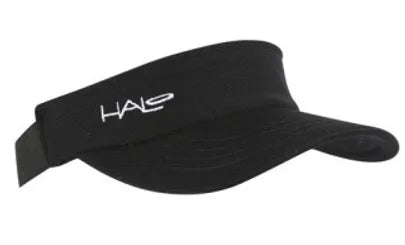 Halo's racing visor in black, front view