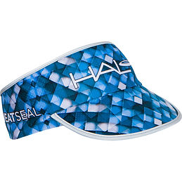 Halo Ultra Light Visor, side view in Blue Squares