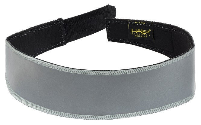 Halo Velcro V Velcro in reflective silver, front view