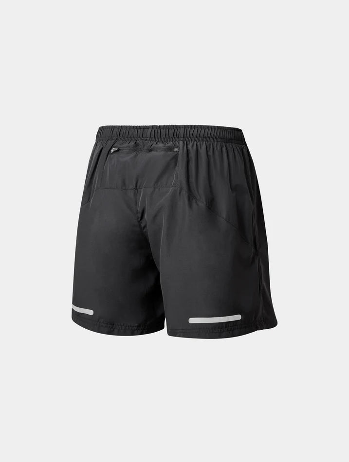Ronhill's Men's running 5-inch shorts. Black. Backview